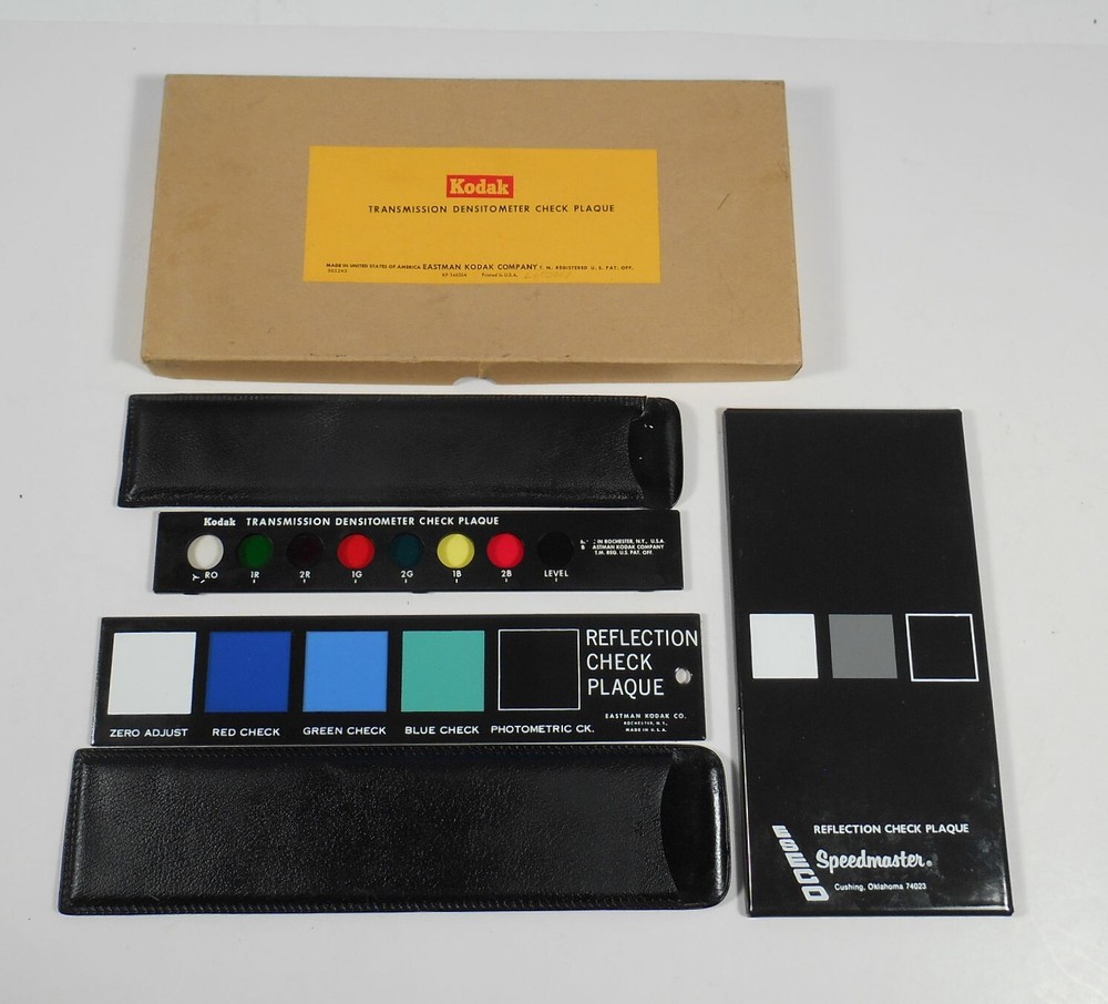 Eseco Speedmaster Reflection Densitometer Model R-75D + Check Plaques