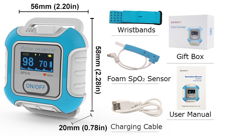 Sleep Apnea Wrist Pulse Oximeter