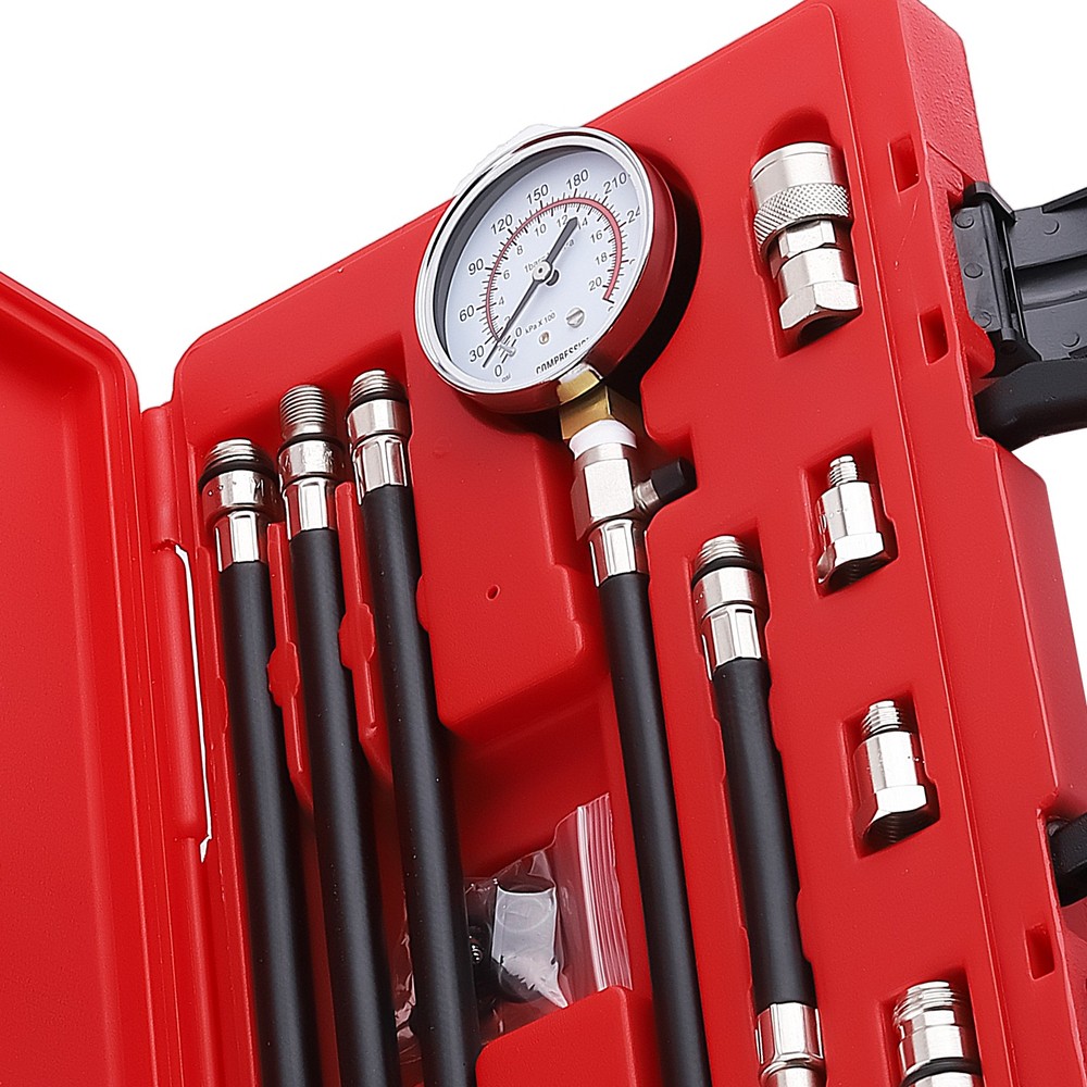 Engine Cylinder Compression Gauge Tester Kit Gas Engine Diagnostic Test Tools
