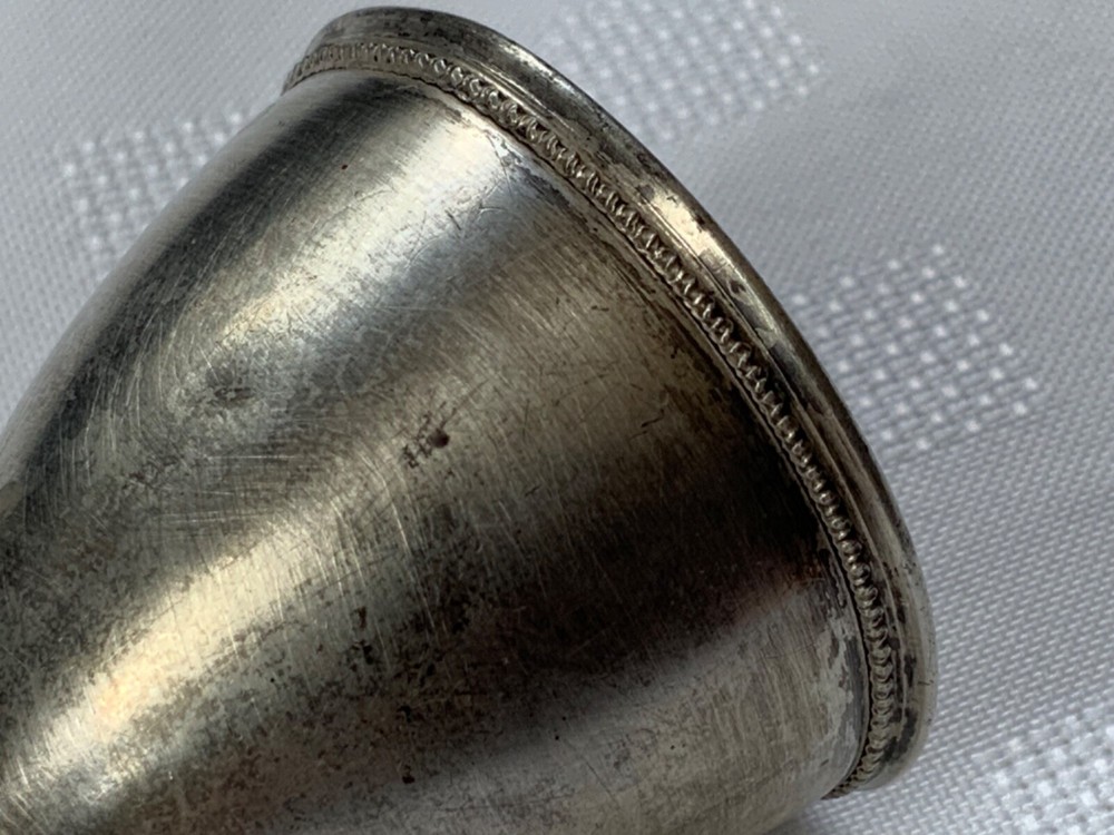 Antique Russian 875 Solid Silver Gilded - Mug appx 26 Gr