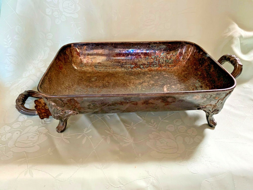 Old Sheffield Plate Vegetable Serving Dish c1840 Walker, Knowles & Co