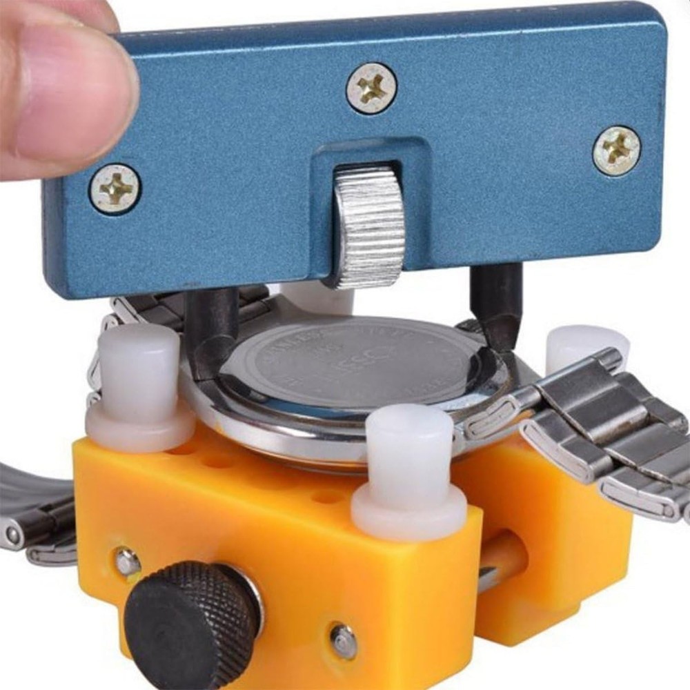 Compact Stainless Steel Watch Case Back Remover Tool – Adjustable Wrench