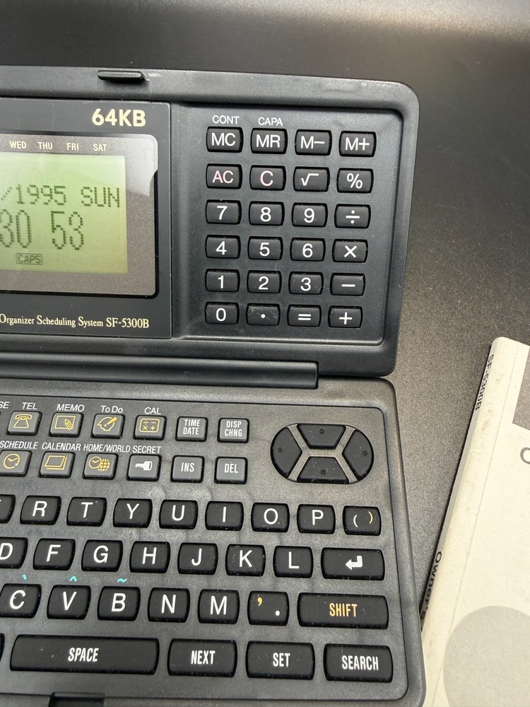 Casio B.O.S.S. Organizer SF-5300B Tested/Works