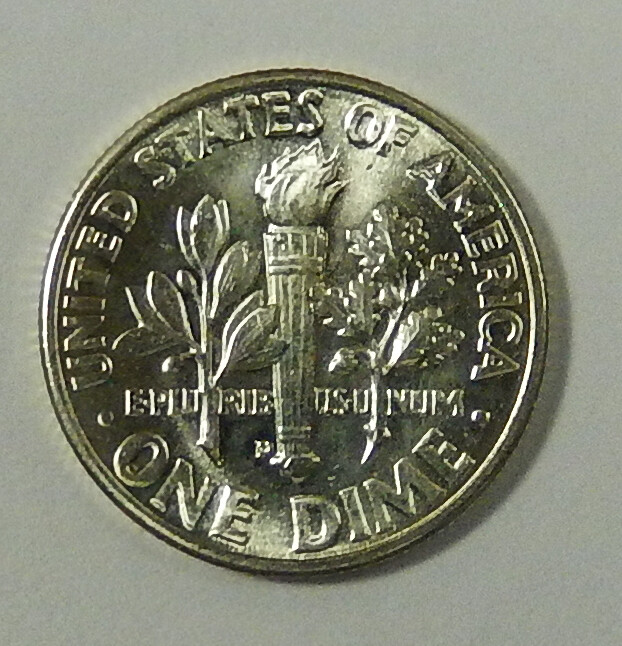 1955-D Roosevelt Dime 90% Silver Gem
