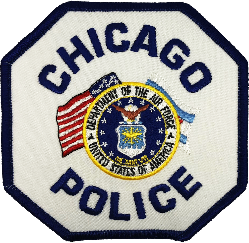 CHICAGO POLICE SHOULDER PATCH: U.S. Air Force
