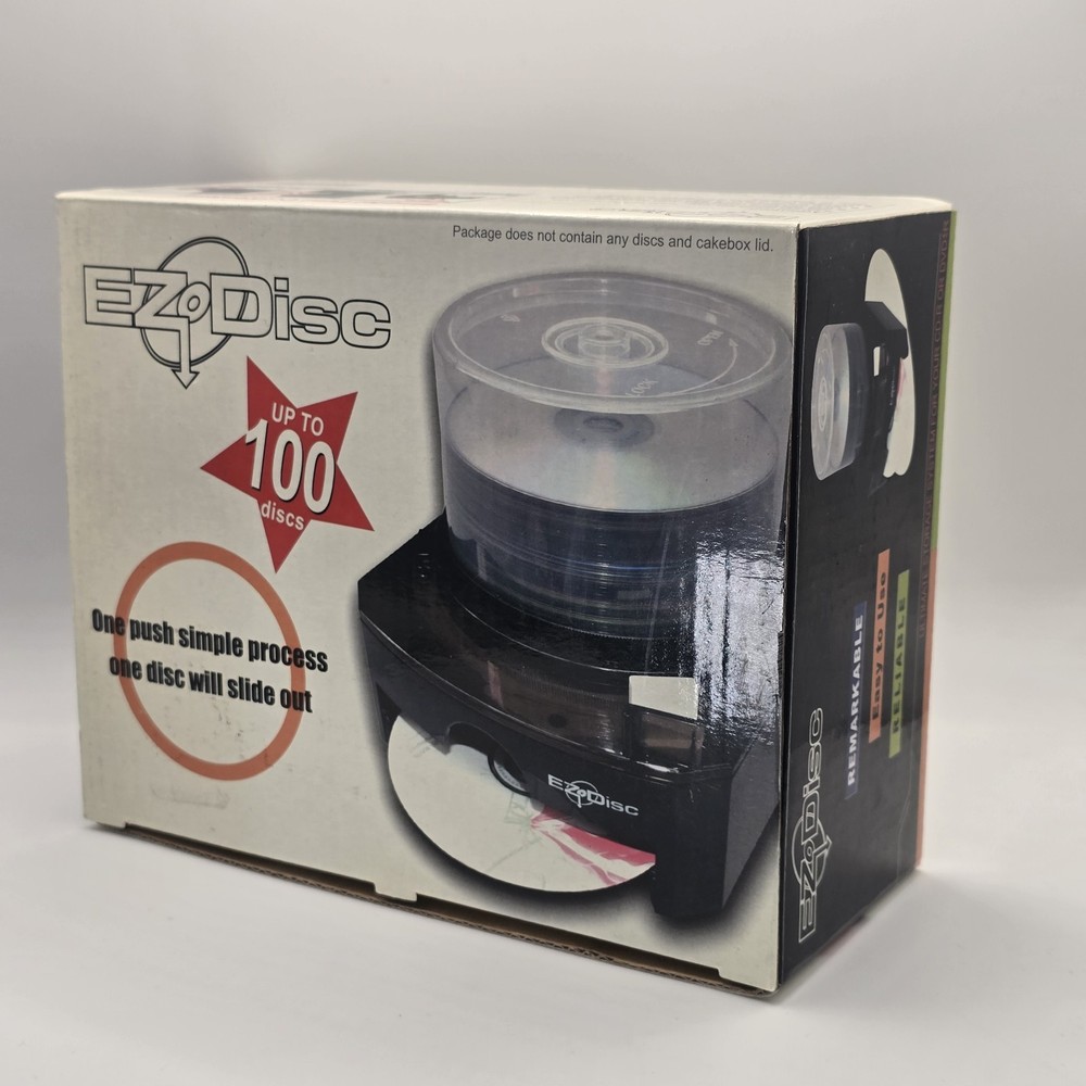 EZ Disc 100 Automatic CD/DVD Dispenser Organizer