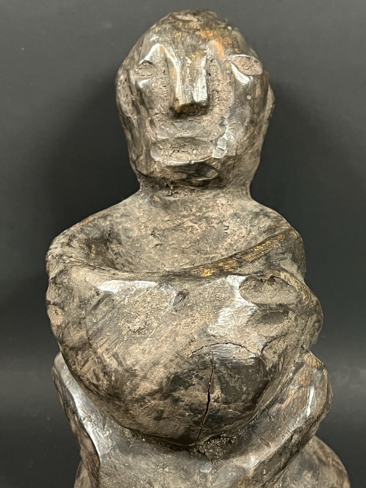 Ifugao Authentic Antique Seated Bulul Statue Circa 1900 Luzon Philippines