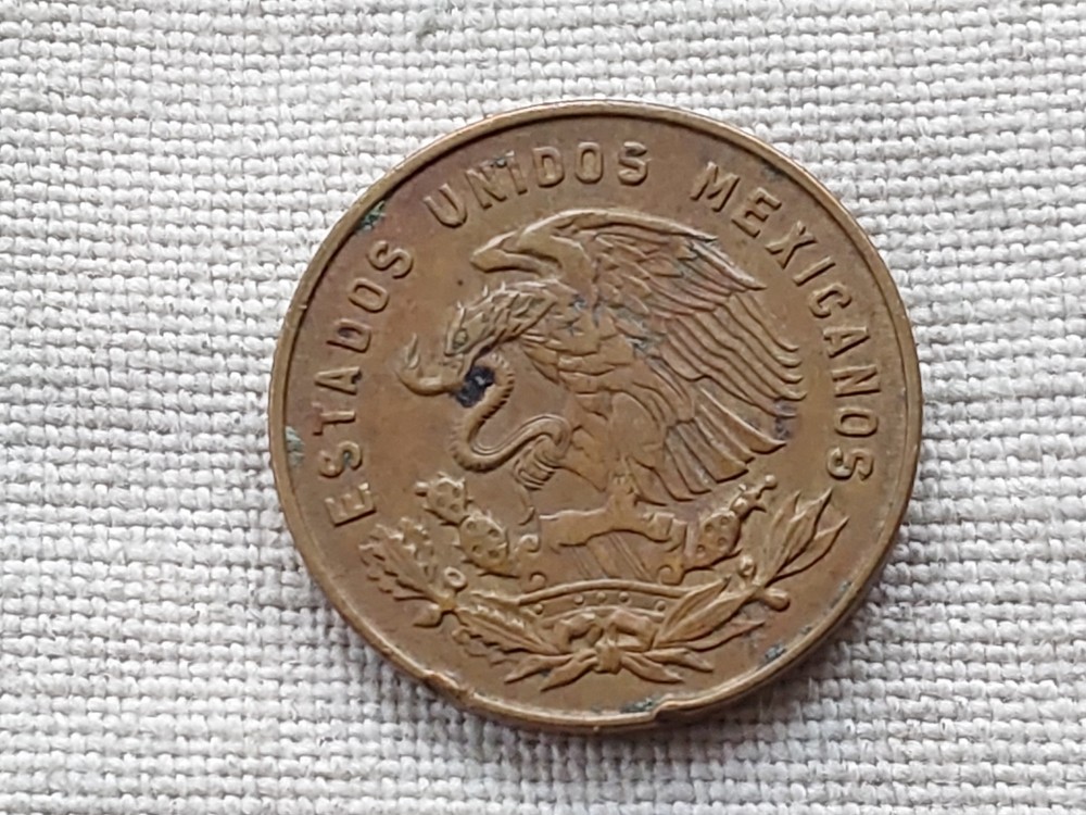 Mexico 1968 Cinco Centavos