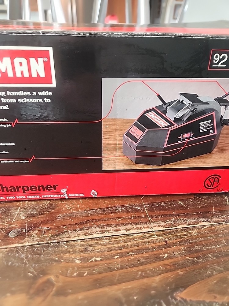 CRAFTSMAN Utility Sharpener – Model 921170 – Wet Stone Knife & Tool Sharpener