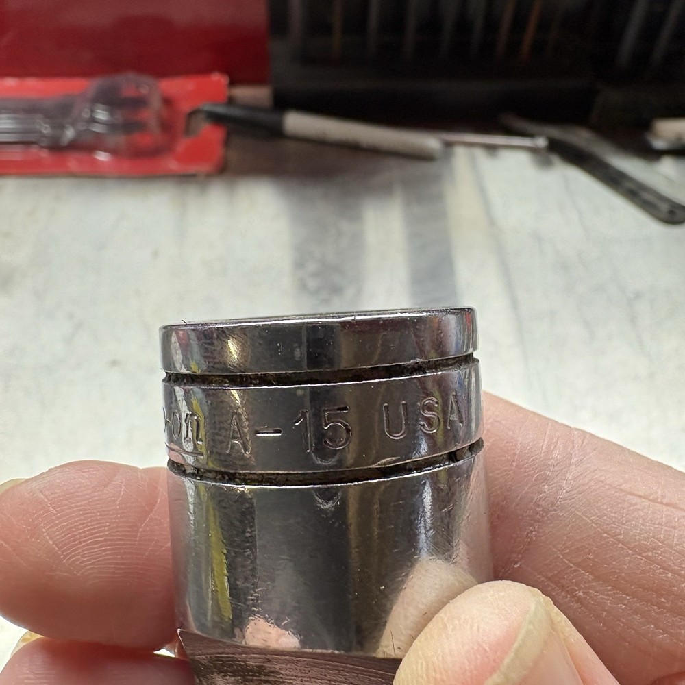 Snap-on Flat 1/2” Drive 1 3/16 Wide Flat Socket