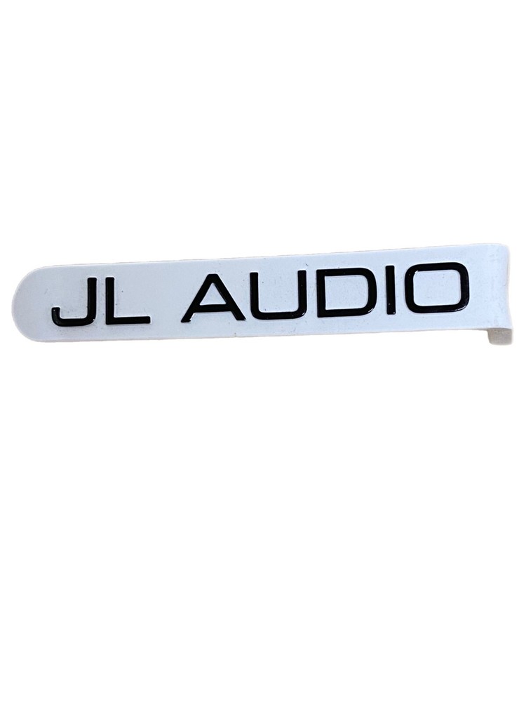 JL Audio White 2" Right Replacement Badge