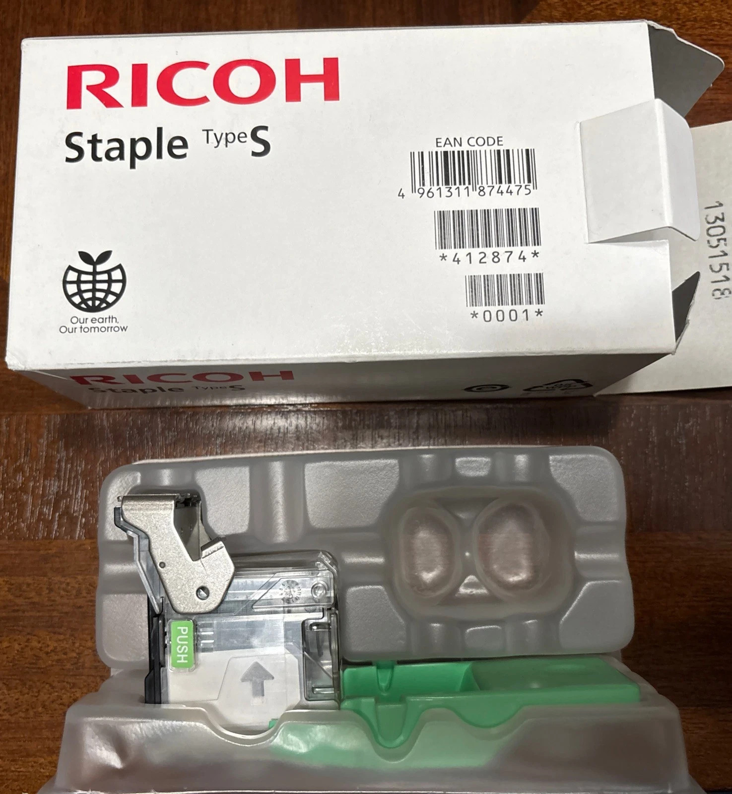New Ricoh Type S Staple Refill 581R-AM 412874 (AMX) DAMAGED BOX