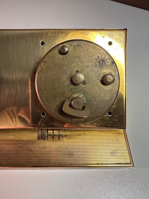 Vintage Seth Thomas Clock Alarm- Thermometer- Barometer- #L35