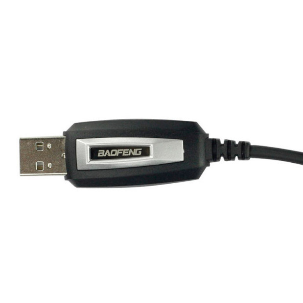 2pcs Walkie talkie programming cable K-head universal frequency writing line