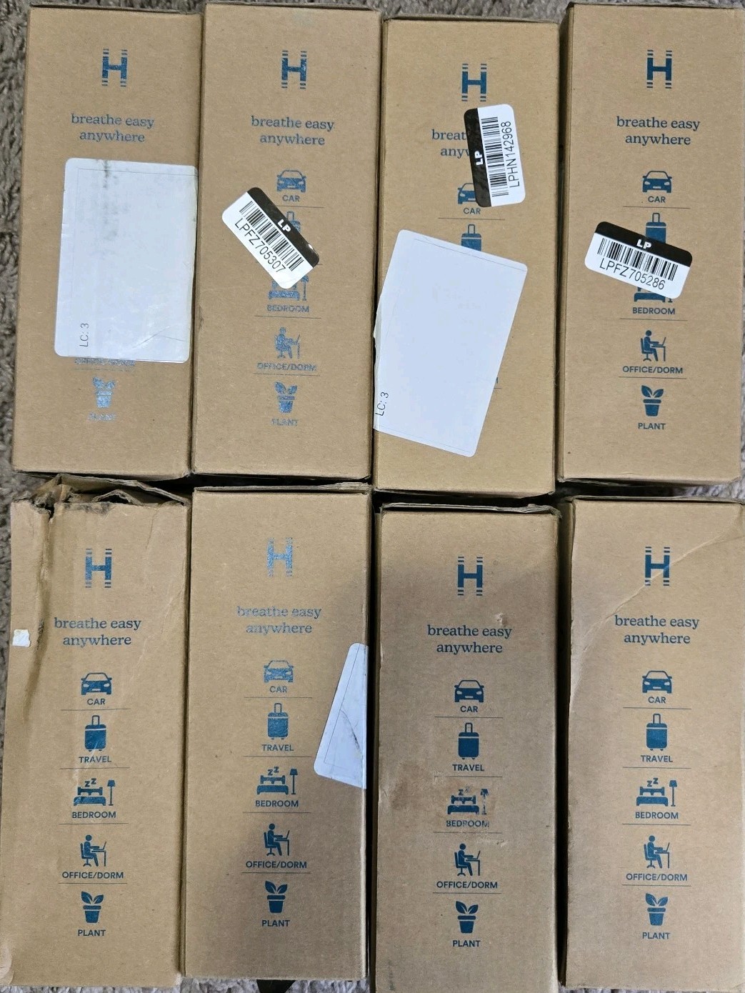 Homedics Portable USB Ultrasonic Humidifier Travel Size -Choose Your Color- New