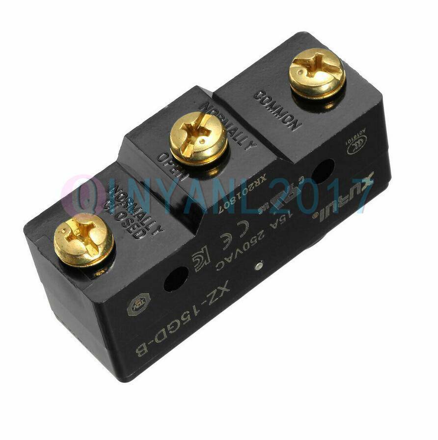 3PCS XURUI XZ-15GD-B Short Reed Snap Button Lever Type Microswitch NEW