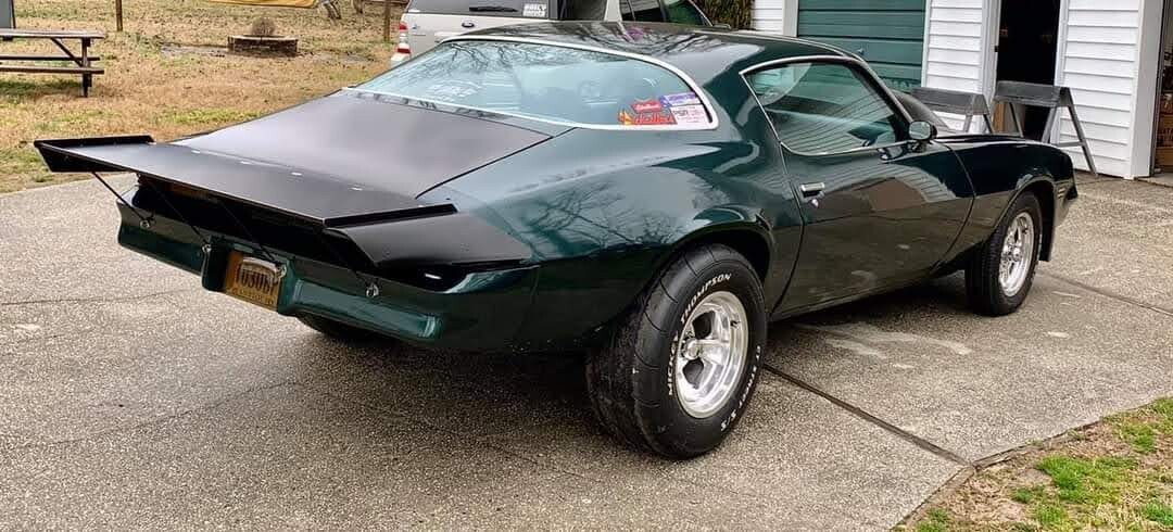 Chevy Camaro 74/81 Pro Street wing Black, Polished, Satin, Brushed