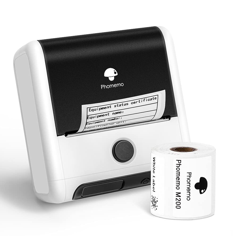 Phomemo M200 Thermal Printer Bluetooth Pocket Label Maker POS for Android & iOS