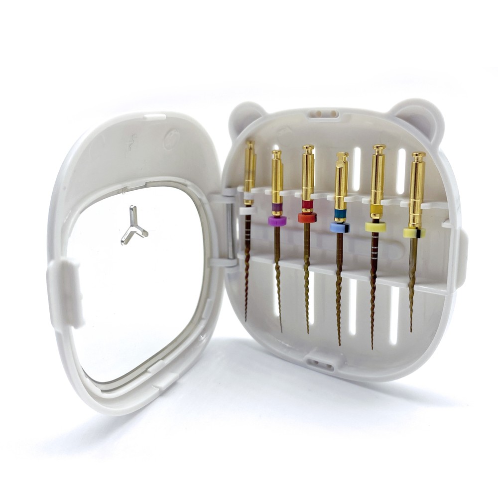 5Pcs Endodontic Files Holder Measuring Block Sterilization Organizer Ruler Box