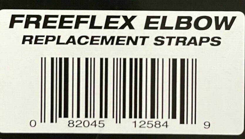 NEW Exalt Elbow FreeFlex Replacement Straps - Black/Lime