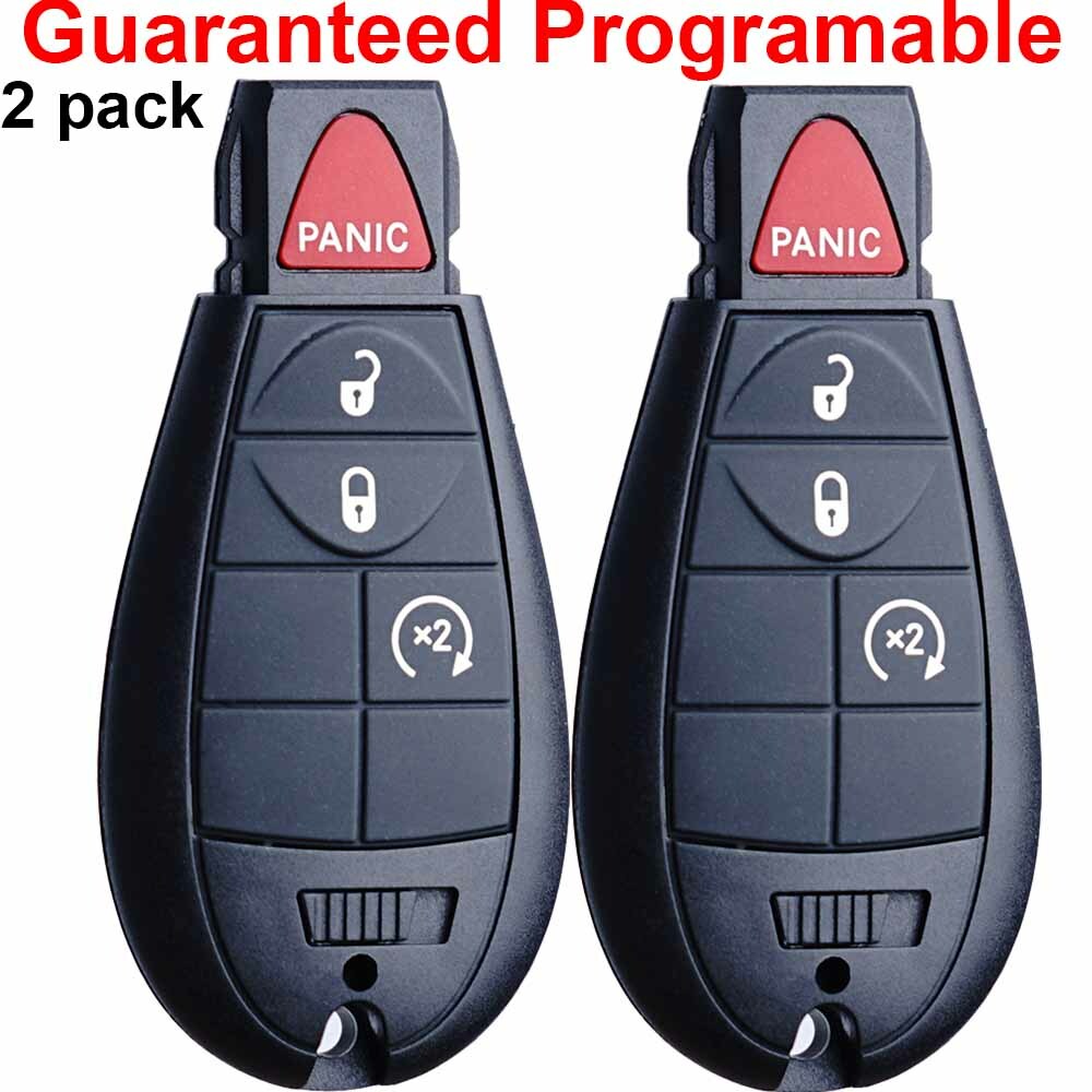 2 For 2009 2010 2011 2012 Dodge Ram 1500 2500 3500 Remote Start Car Key Fob