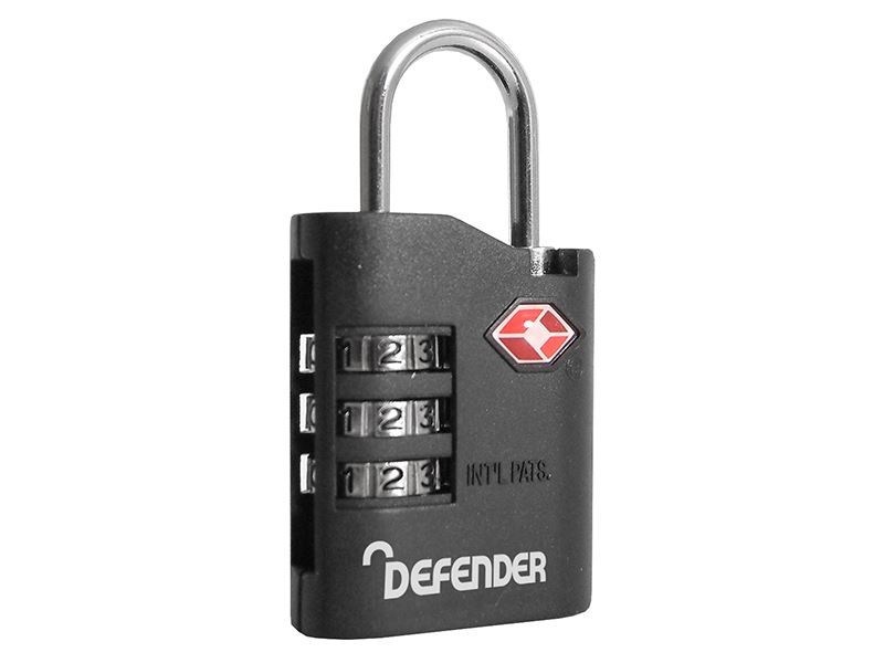DEFENDER - Cadenas à combinaison TSA 35mm