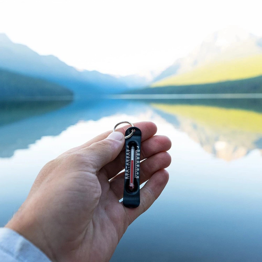 Brrr-Ometer - Snowsport Zipper Pull Thermometer for Jacket, Parka, or Backpack |