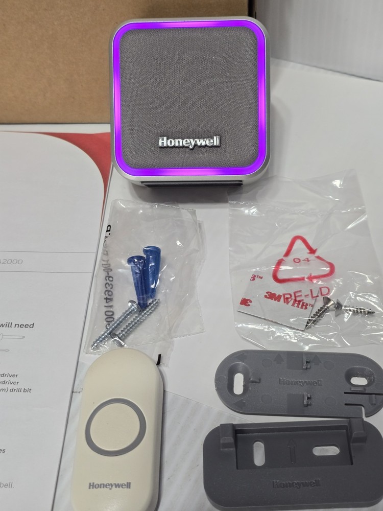 Honeywell RDWL515A ActivLink Wireless Doorbell & Push Button - Tested