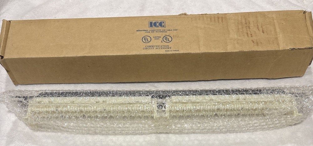 ICC IC110RM100 100-Pair Patch Panel Rack Mountable NEW