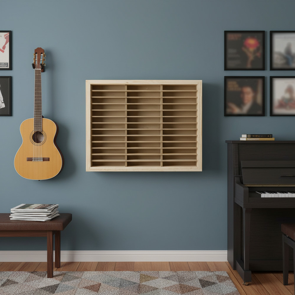 36 Grids Dvd Storage Tower Rack Cd Unit Shelf Organizer Wall Mount Storage