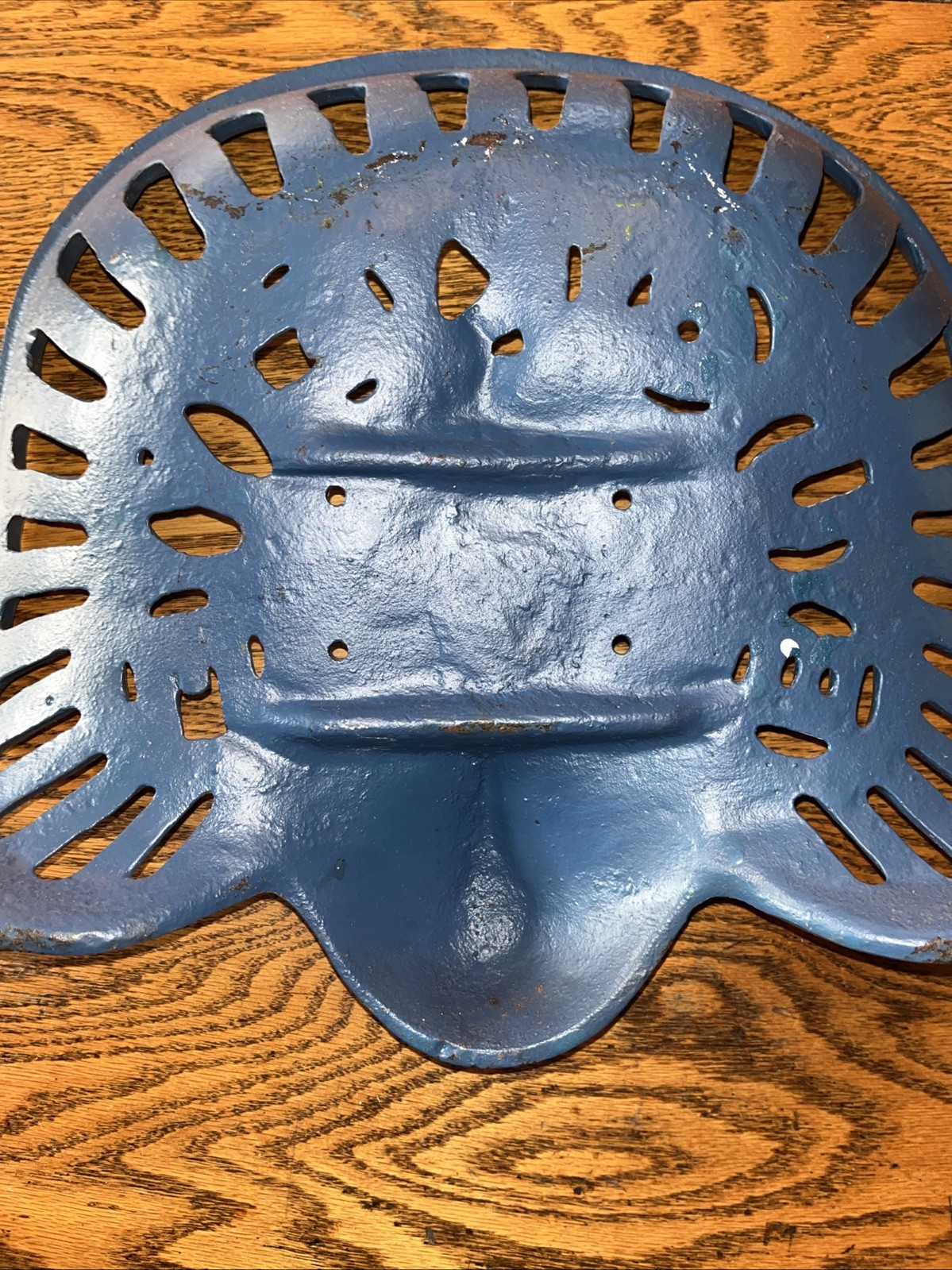 Buckeye Akron vintage cast iron tractor implement seat collectible