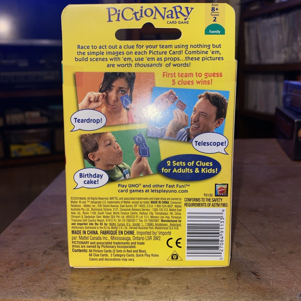 Pictionary card game NEW!
