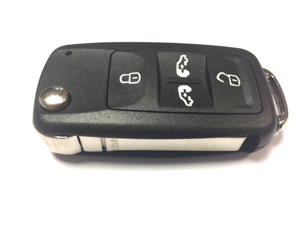 RFC 4 button flip key case for VW Transporter Shuttle T5 T6 remote HU66 blade