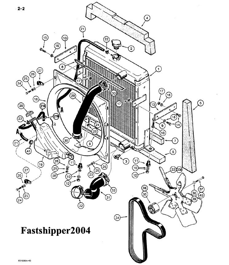 Case 480 E LL 480E 480ELL Backhoe Loader Parts Catalog Manual Construction King
