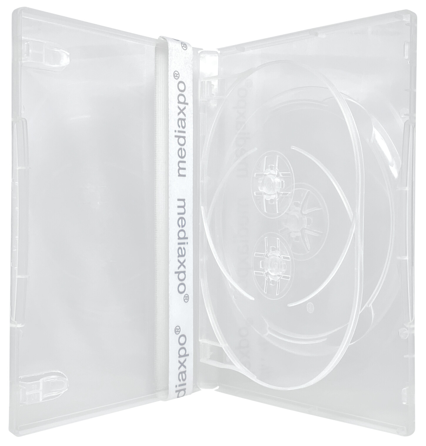 STANDARD Clear Triple 3 Disc DVD Cases Lot