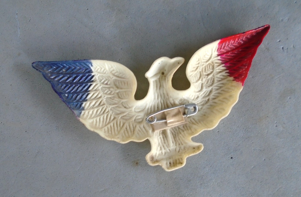 Vintage large plastic patriotic eagle