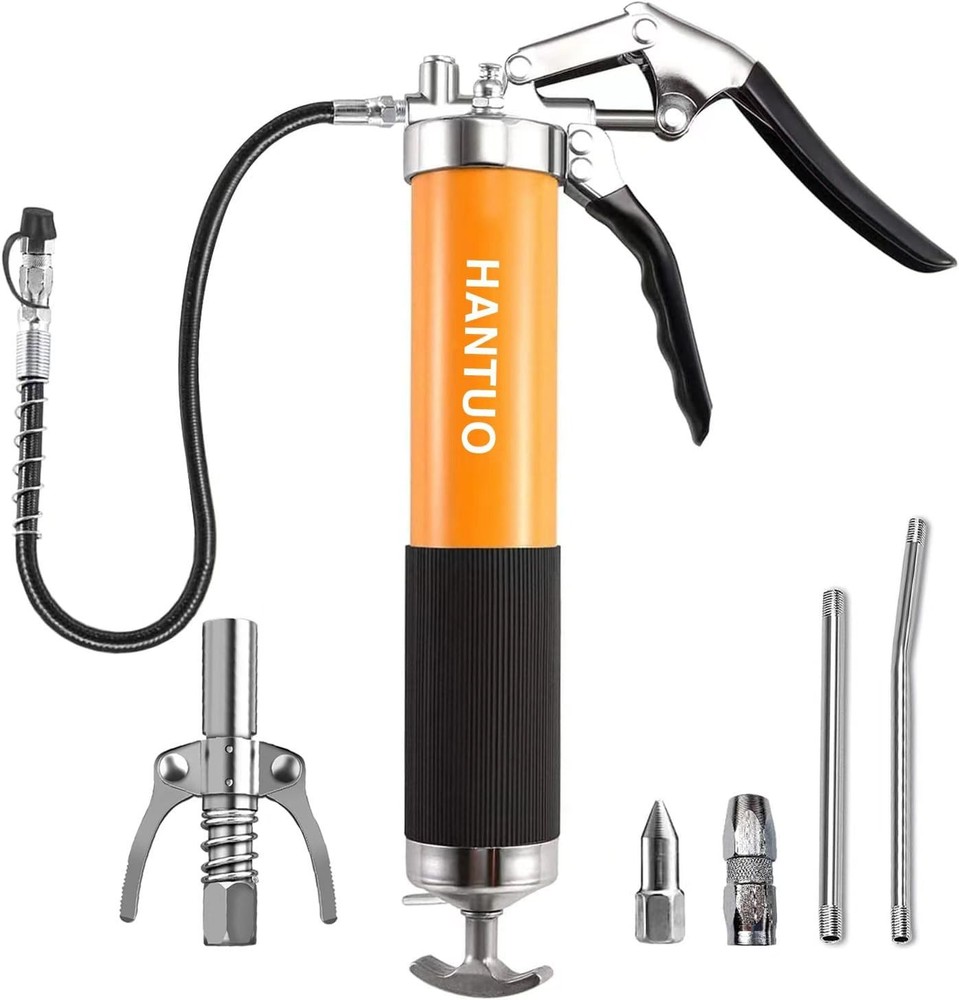 HANTUO Grease Gun with Quick Release Coupler