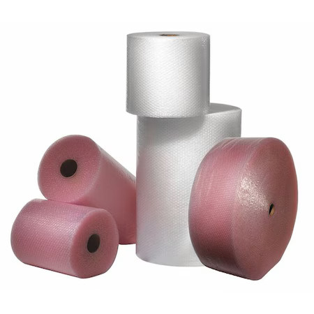 Bubble Rolls, 3/16 In, Clear, Pk3, 56Kh90