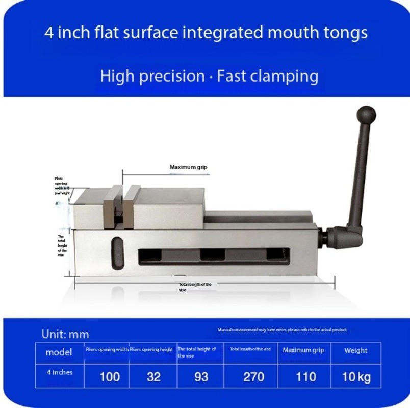 Precision Angle-fixed Milling Machine Precision Flat Vise Vise Bench Vise