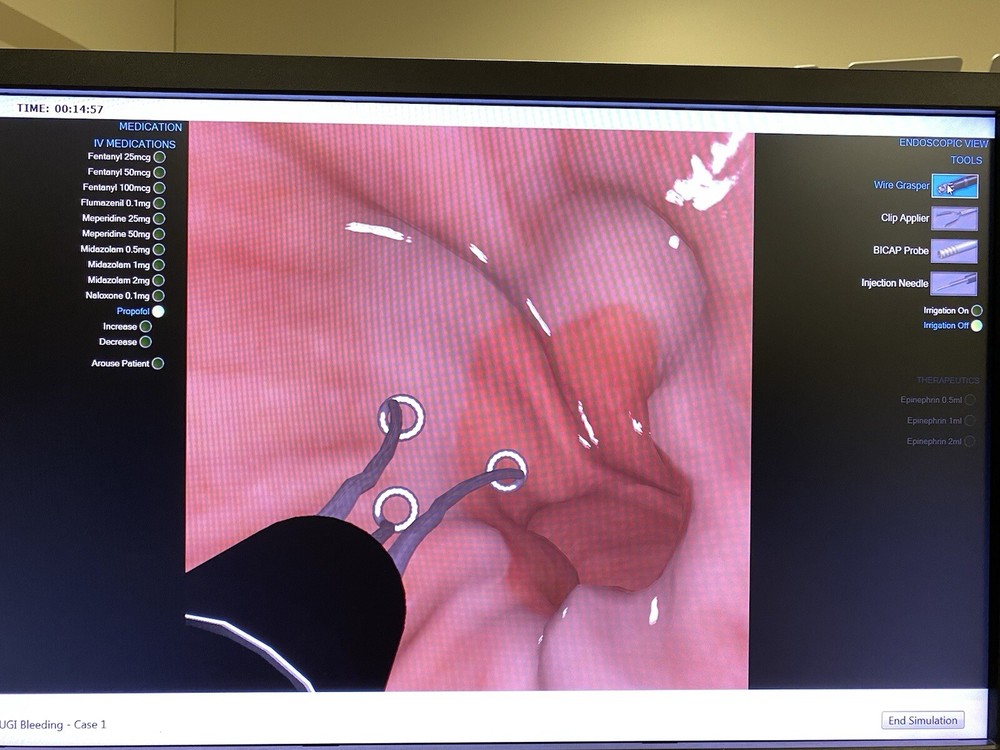 CAE EndoVR Interventional Endoscopy Simulator Upper & Lower GI with Haptic Tech