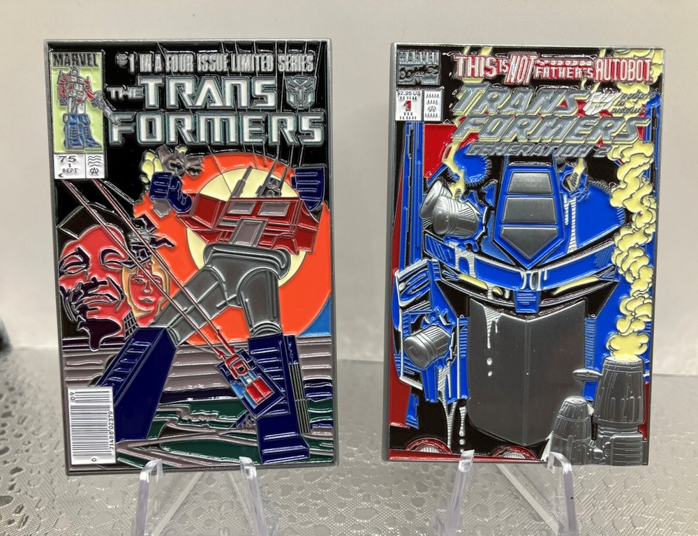 Transformers Comic book cover coin
