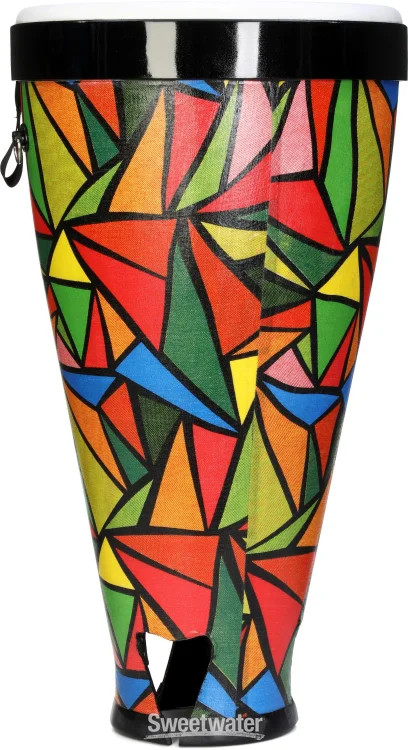 Latin Percussion World Beat Stackable Ashiko - 10 inches, Small, Multicolor