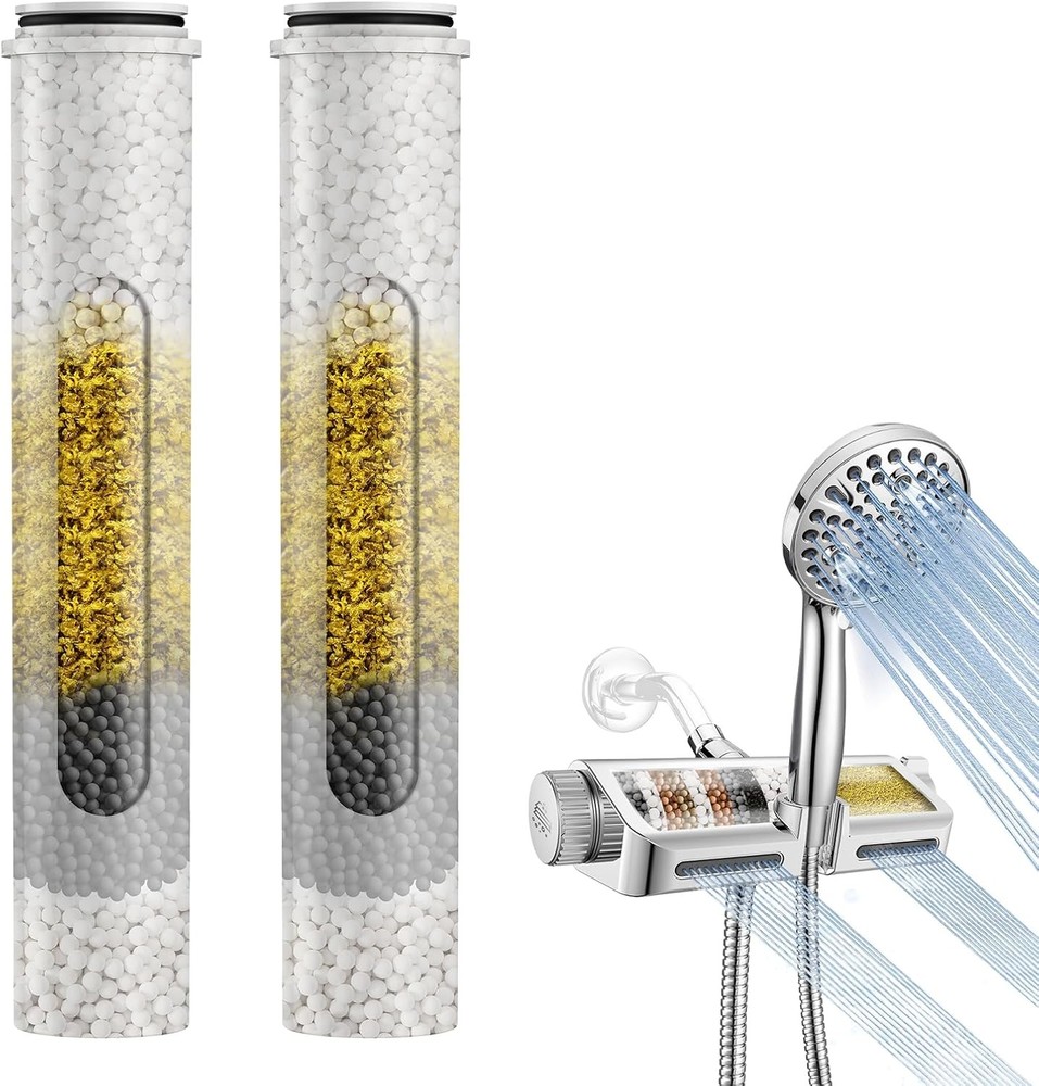 Shower Head Filter Replacement Cartridge for Filtered Shower Head