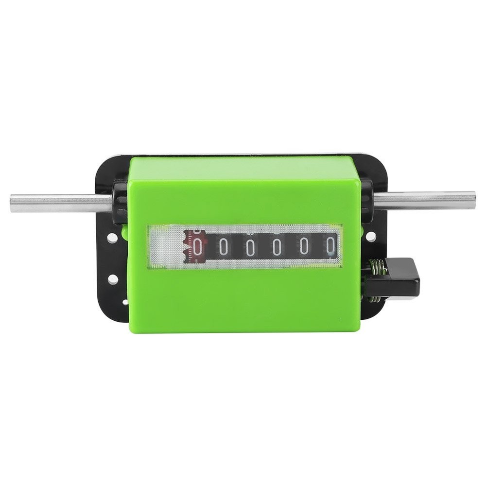 Rolling Meter Counter, 1 Pack 6 Digit Meters Rolling Mechanical Length Counte...