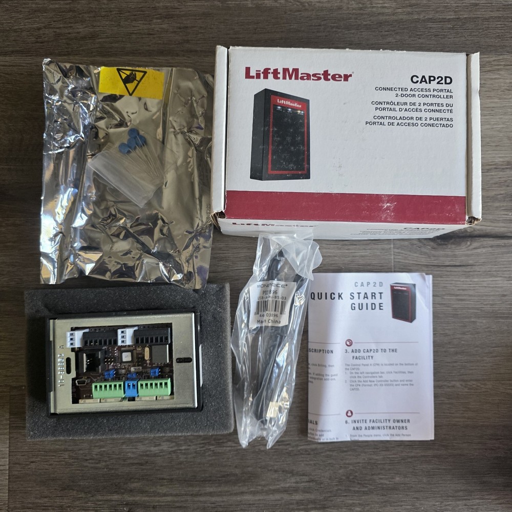 Liftmaster CAP2D Connected Access Portal 2-Door Controller 2019 Untested READ