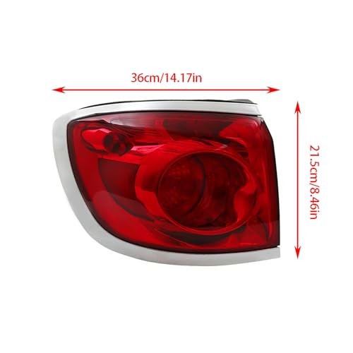 1-Pc Tail Light Left Side Replacement for Enclave 2008-2012 25954941