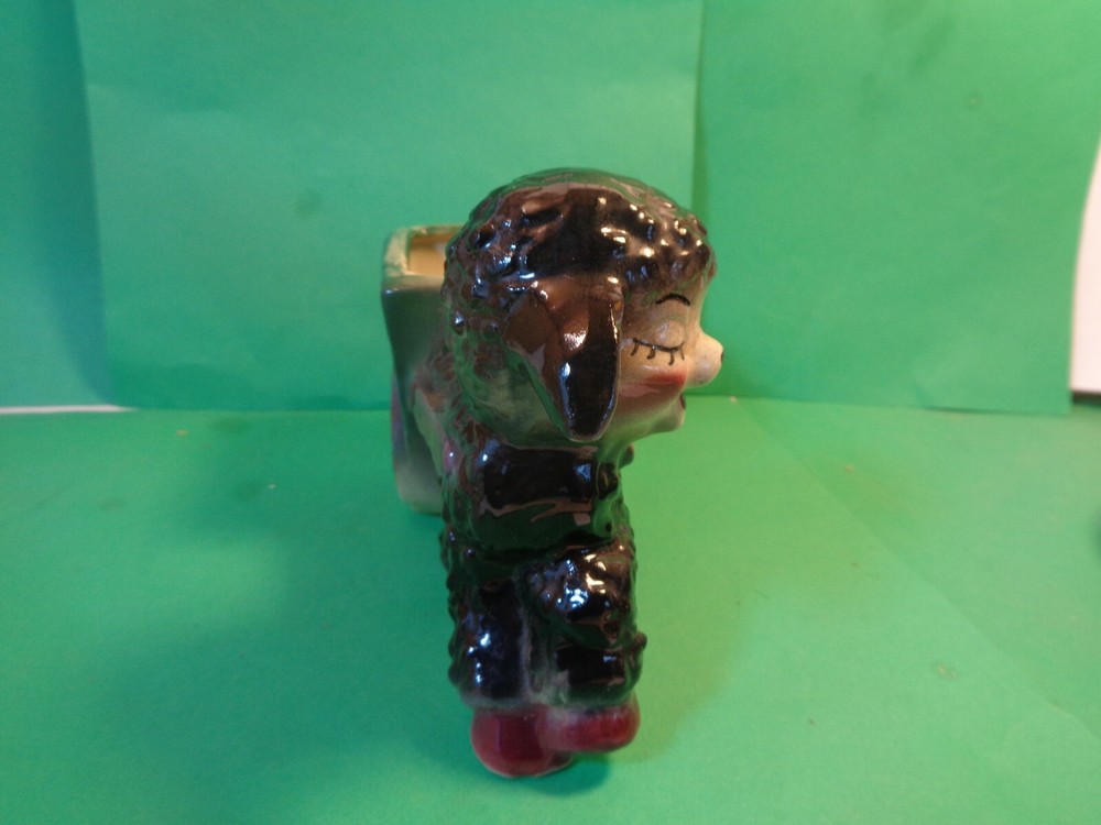 Black Lamb Pulling Cart Planter (Used/EUC)
