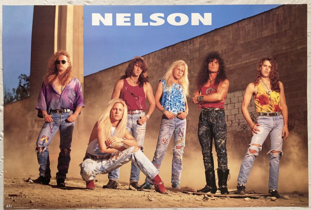 Nelson 1991 Promo Poster Geffen Records