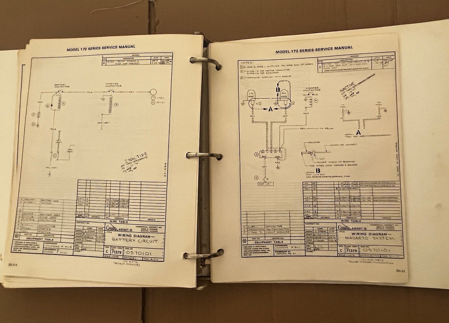 1977-1981 CESSNA 172 Series Service Manual D2026-13 Original