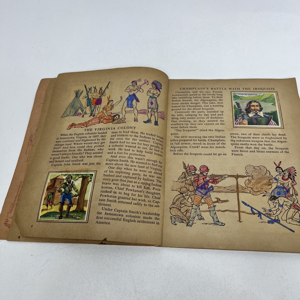 VintageRARE 1979 Topical Postage Stamp Album &1953 American History Stamps Books